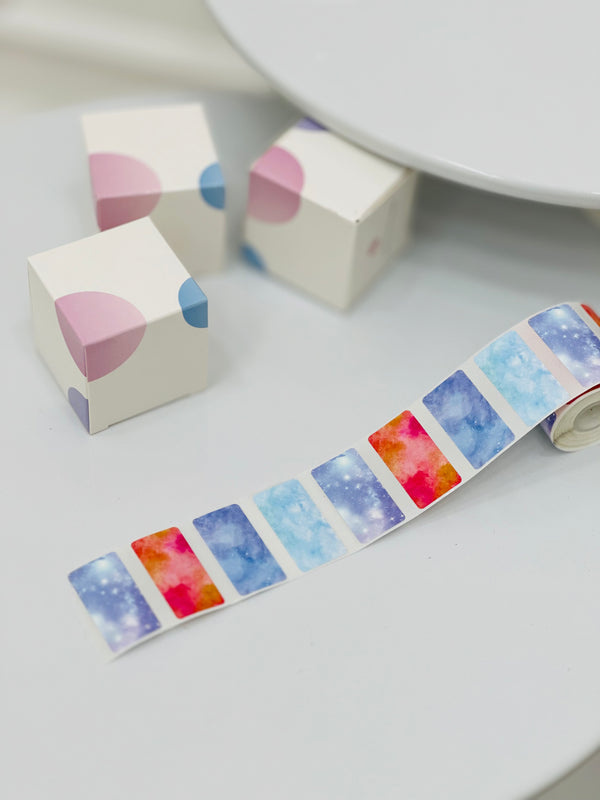 ليبيل بتصميم النجوم باربع تصاميم مختلفة